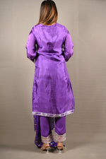 Load image into Gallery viewer, 3 Piece cotton silk suit with organza Dupatta
