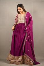 Load image into Gallery viewer, Dhori Work Georgette Fabric Gown
