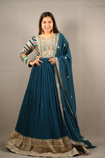 Load image into Gallery viewer, Dhori Work Georgette Fabric Gown
