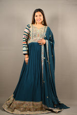 Load image into Gallery viewer, Dhori Work Georgette Fabric Gown
