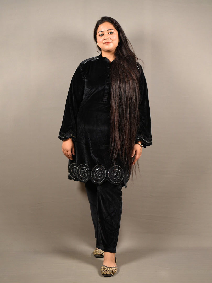 Velvet Machine Weave Co-ord Set